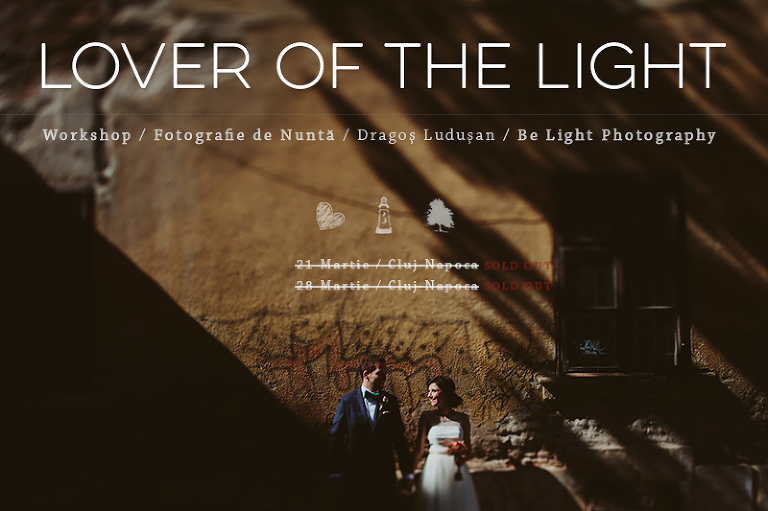 Lover of the light - wedding photography workshop
